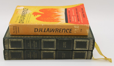 D. H. Lawrence 3 book lot: 