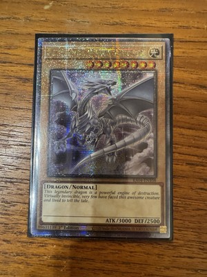 Blue-Eyes White Dragon (8th Art) - RA04-EN108 - Quarter Century Secret Rare-image