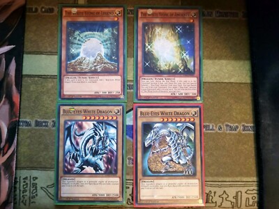 YUGIOH 2X BLUE-EYES WHITE DRAGON + THE WHITE STONE OF LEGEND + STONE OF ANCIENTS-image