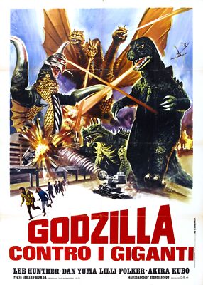 Godzilla Vs Gigan 04 Movie Poster FRIDGE MAGNET-image