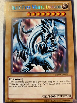 Yugioh Blue-Eyes White Dragon DL09-EN001 Rare BLUE  NR NM-image
