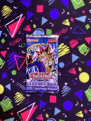 Lot of 2 English Blue Eyes White Dragon Sealed Booster Packs New Yu-Gi-Oh-image