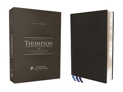 NIV, Thompson Chain-Reference Bible, Premium Goatskin Leather, Bl-image
