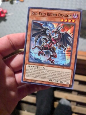 Red-Eyes Retro Dragon LEDU-EN005 Legendary Duelists 1st Edition-image