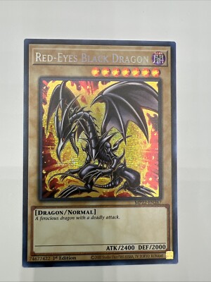 *** RED-EYES BLACK DRAGON *** PRISMATIC SECRET RARE MP22-EN267 (MINT) YUGIOH!-image