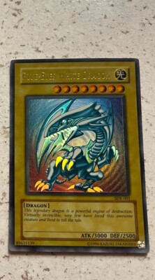 1996 yugioh blue eyes white dragon (read description)-image