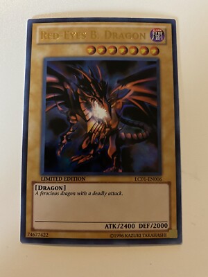 Yu-Gi-Oh! TCG RED EYES BLACK DRAGON LC01-EN006, MINT CONDITION-image