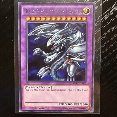Yu-Gi-Oh! Blue-Eyes Ultimate Dragon 1st Edition Rare DPRP-EN025-image