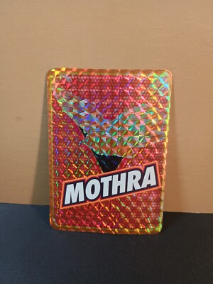 Godzilla Mothra Prism Vending Machine Paper Sticker -image