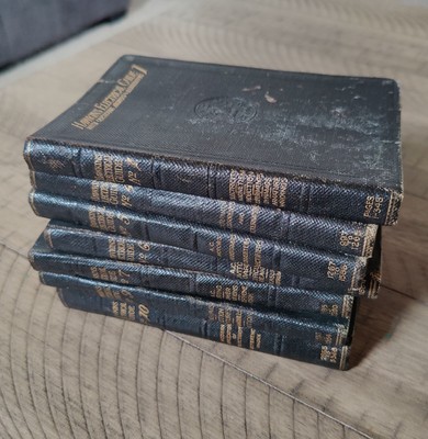 Hawkins Electrical Guide Book Set 1917 (#1, 4, 5, 6, 9, 10) - Vintage-image