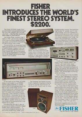 1978 Fisher Stereos - 