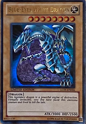 Blue-Eyes White Dragon Holo LC01-EN004 Ultra Rare Yu-Gi-Oh! TCG Card-image