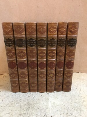 Letters of Horace Walpole to Sir Horace Mann - Complete Set of 7 Volumes - RARE!-image