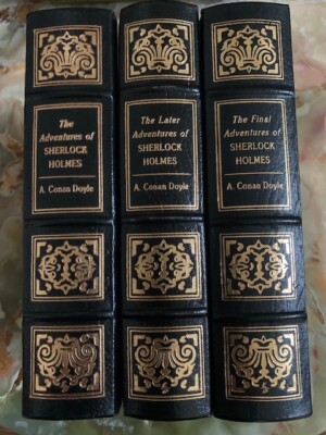 Easton Press The Complete Sherlock Holmes, Three, Leather Bound, Illustrated-image