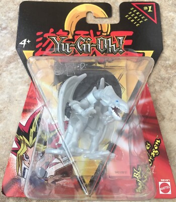 Mattel YuGiOh 2002 Action Figure Series #1 Blue Eyes White Dragon Yu-gi-oh 2