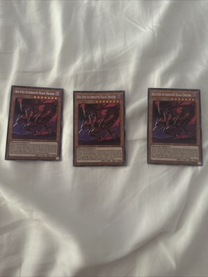 YUGIOH 3X Red-Eyes Alternative Black Dragon TN19-EN005 Prismatic Secret Rare-image
