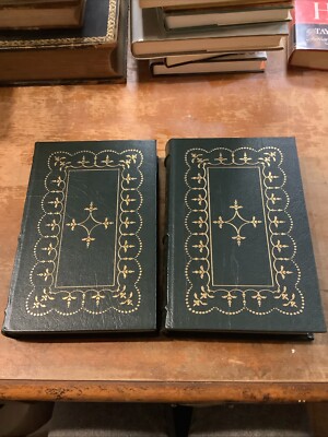 Easton Press Eleanor And Franklin By Joseph P. Lash Two Vol Set Leather-image