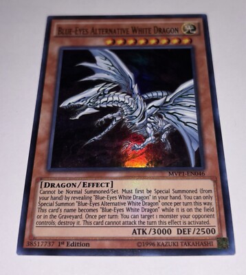 Yu-Gi-Oh - BLUE-EYES ALTERNATIVE WHITE DRAGON - MVP1-EN046 - Ultra US - NM/M F-image
