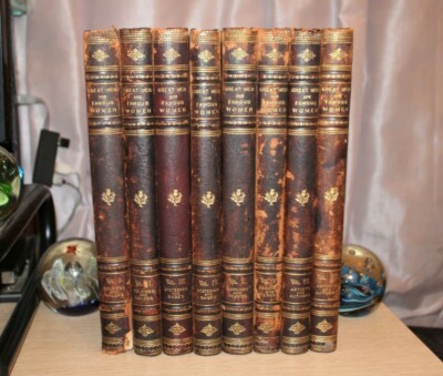 Great Men and Famous Women 1894 Selmar Hess 1st Edition 8 Volume Complete SET-image