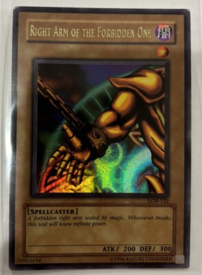 Yu-Gi-Oh! TCG Right Arm of the Forbidden One Legend of Blue Eyes White Dragon...-image
