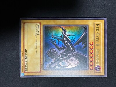 Original Yu-Gi-Oh! Red-Eyes B Dragon SDJ-001 Mint Condition Ultra Rare-image