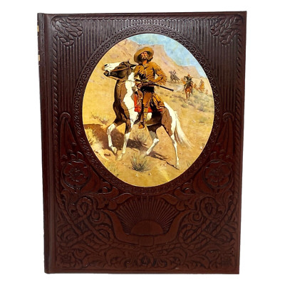 1978 THE OLD WEST Vol 24: THE SCOUTS Time-Life Books Series Set FAUX LEATHER-image