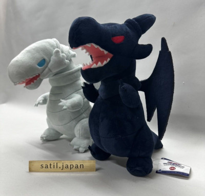 Yu-Gi-Oh! Blue-Eyes White Red-Eyes Black Dragon Big Plush Doll Bundle 2024-image