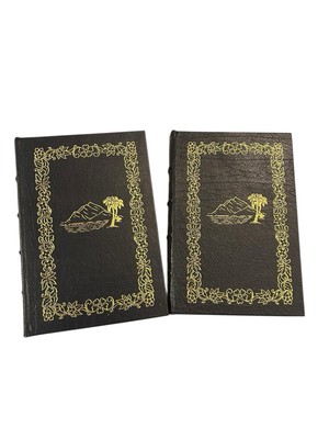 Hawaii by James Michener Volume 1 & 2 Easton Press 1988 LIMITED EDITION Leather-image