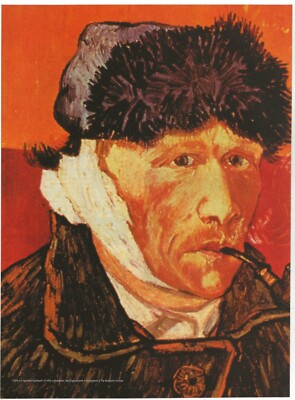 Vintage 2-Page Ad Fisher 8855D Home Stereo System - Vincent Van Gogh - Dec 1988-image