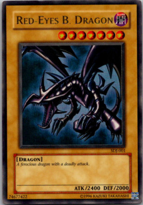 2003 Starter Deck: Joey #SDJ-001 Red-Eyes B. Dragon Unlimited-image