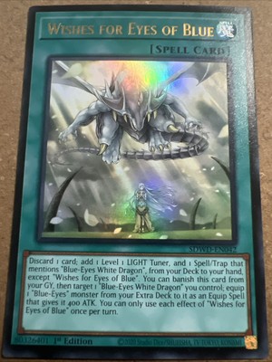 YuGiOh Blue Eyes White Destiny - Wishes For Eyes Of Blue SDWD-EN042 -1st Edition-image