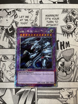 Blue-Eyes Ultimate Dragon (Platinum Secret Rare) RA03-EN178 Quarter Century...-image