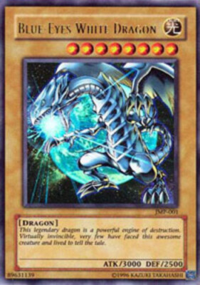 Damaged Blue-Eyes White Dragon - JMP-001 - Ultra Rare - Limited Edition - YuGiOh-image