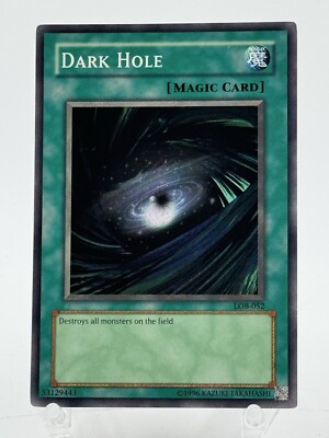 Yu-Gi-Oh! TCG Dark Hole Legend of Blue Eyes White Dragon LOB-052 Unlimited Super-image