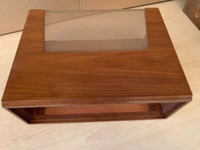 Beautiful Walnut Wood Cabinet for Fisher 500C 500B 800C 800B 400 Receiver – New-image