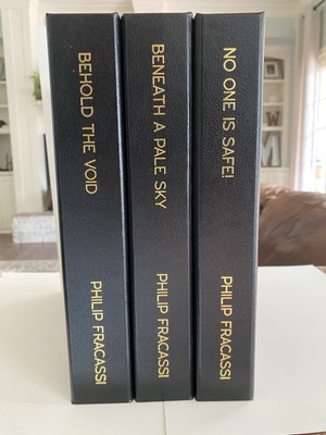 Philip Fracassi Set of 3 Books. Boxed, Leather. Signed. Lettered. Thunderstorm.-image