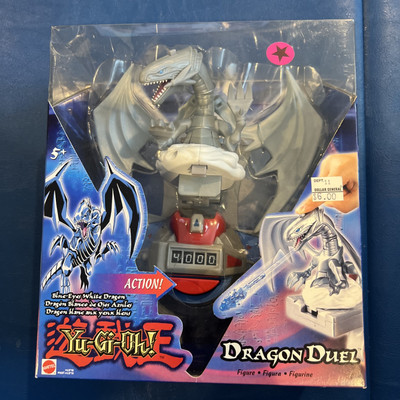 RARE Yu-Gi-Oh BLUE EYES WHITE DRAGON Action Figure DRAGON DUEL 2004 - NEW IN BOX-image
