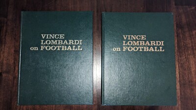 VINCE LOMBARDI ON FOOTBALL 2-Volume Box Set - 1st Printing 1973 - Hard Cover-image