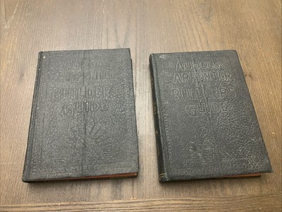 Vintage Audels Carpenters and Builders Guide Volumes 2, 4 Book Set-image