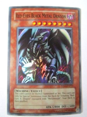 Yugioh! Red-Eyes Black Metal Dragon Pp01-En015 Super Rare Unlimited Light Play!!-image