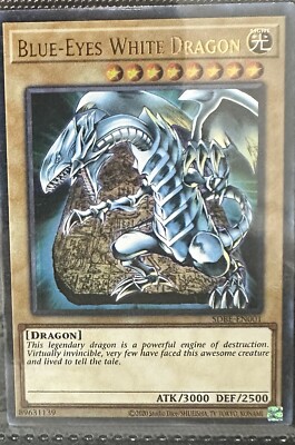 Yugioh Blue-Eyes White Dragon MAGO-EN001 Premium Gold Rare 1st Ed - NM-image