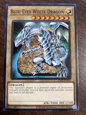 Yu-Gi-Oh! TCG -Legendary Decks II Blue-Eyes White Dragon LDK2-ENK01 Version 4 NM-image