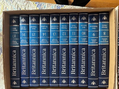 encyclopedia britannica complete set 15th edition-image