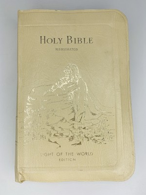Holy Bible Light of the World Edition 1966 Illustrated King James Version KJV-image