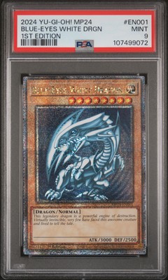 2024 YU-GI-OH! MP24-25TH ANV TIN: DUELING MIRRORS BLUE-EYES WHITE DRAGON PSA 9-image