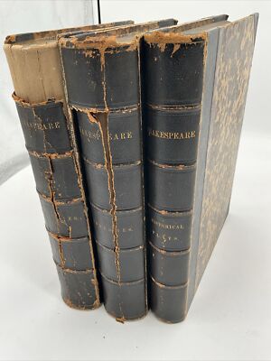 Complete Works of Shakespeare 3 Volume Set: Comedies, Histories, Tragedies-1850s-image