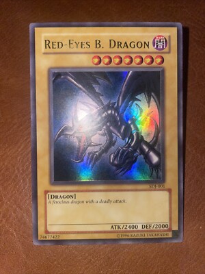 Yu-Gi-Oh! TCG Red-Eyes B. Dragon Joey SDJ-001 Unlimited Ultra Rare-image