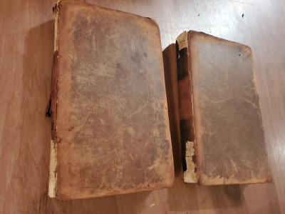 The Spectator 1826 Two Volumes Leather set - Read-image