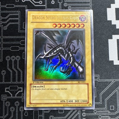 🔥🔥Red-Eyes B. Dragon 1st Ed BIJ-S001 SDJ-001 Spanish Yugioh Rare- MINT-image
