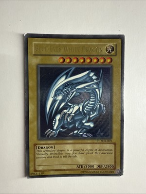 Yu-Gi-Oh! Blue-Eyes White Dragon - SDK-001 Ultra Rare - HP / Crease-image
